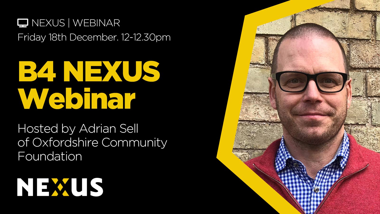 The B4 NEXUS Webinar hosted by Adrian Sell
