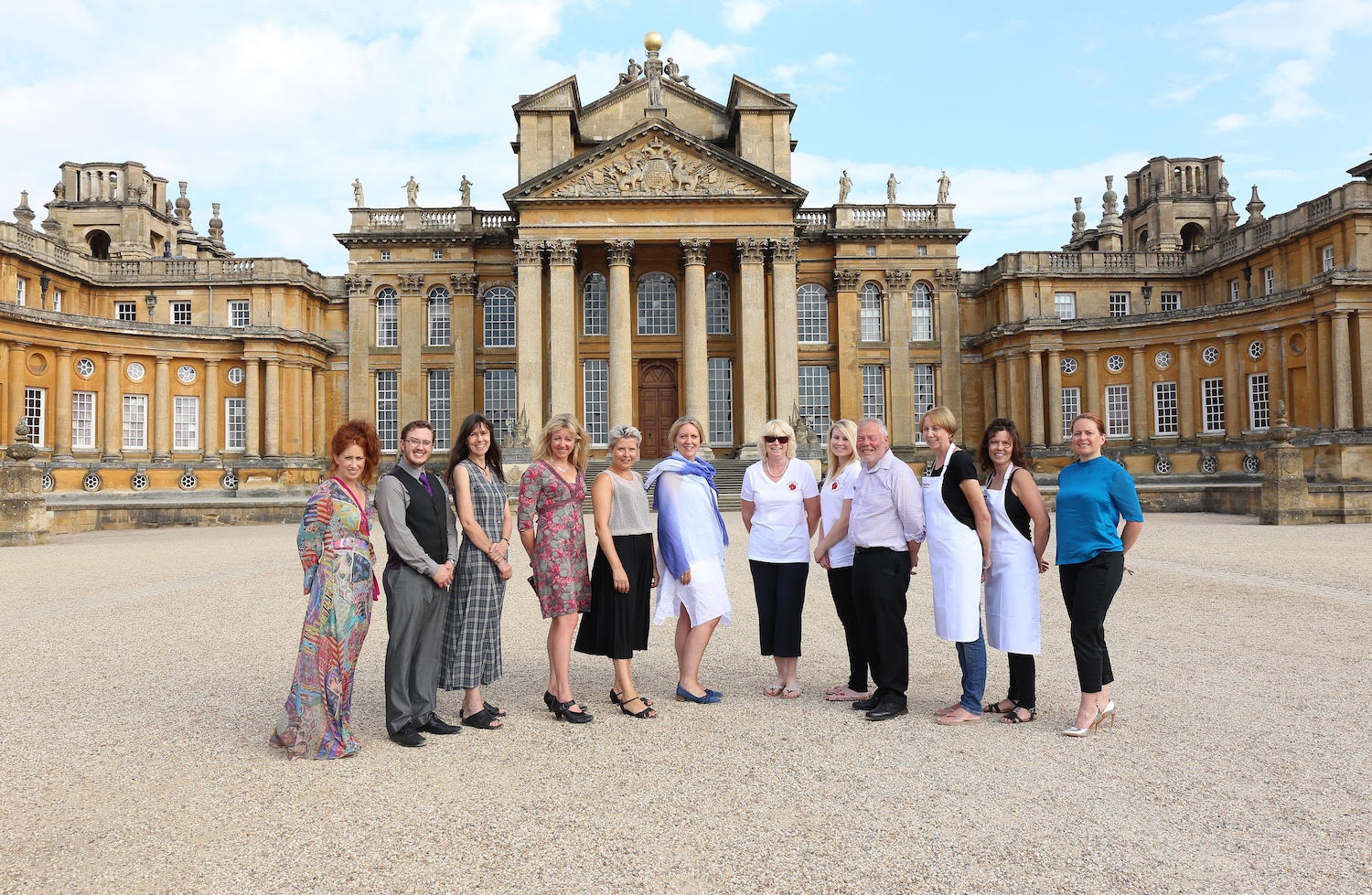 Start Up contestants at Blenheim Palace.