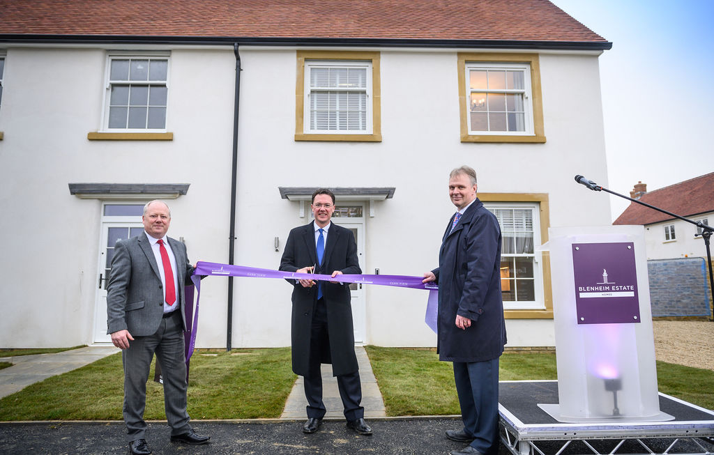 MP Robert Courts Opens Blenheim Estate Homes’ New Development