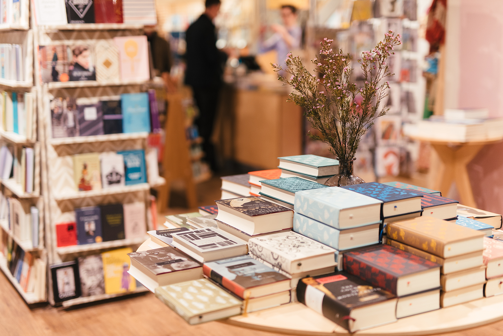 Waterstones book display