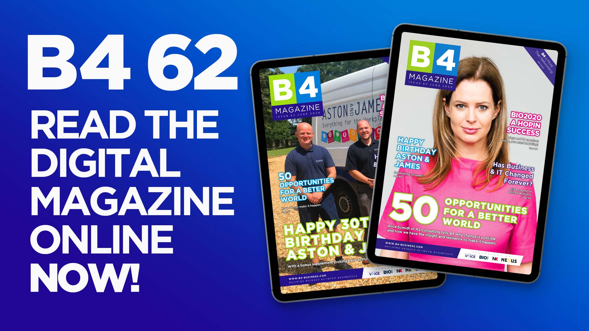 B4 Digital Magazine – Issue 62 OUT NOW