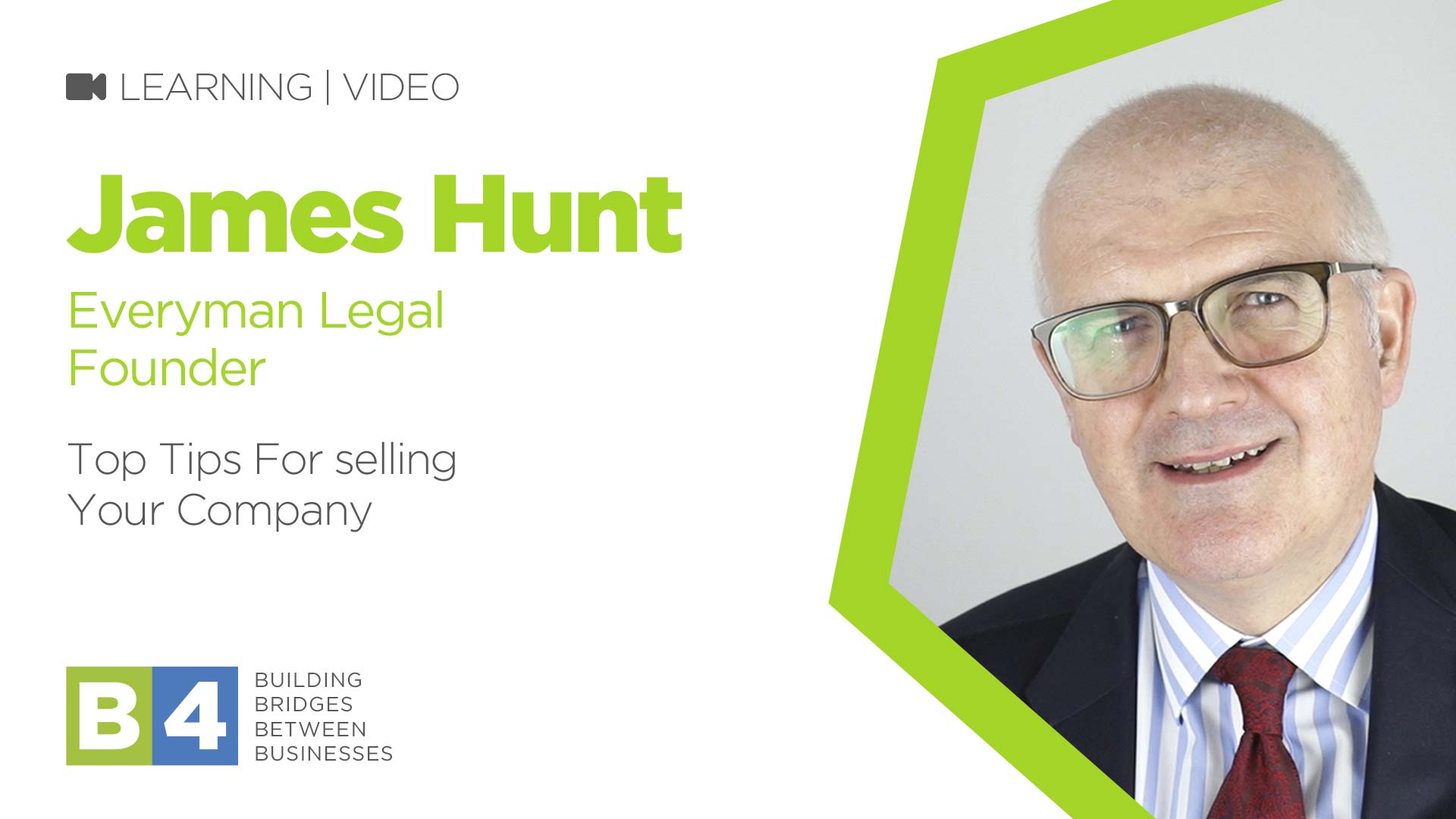 Top Tips For selling Your Company with James Hunt of Everyman Legal