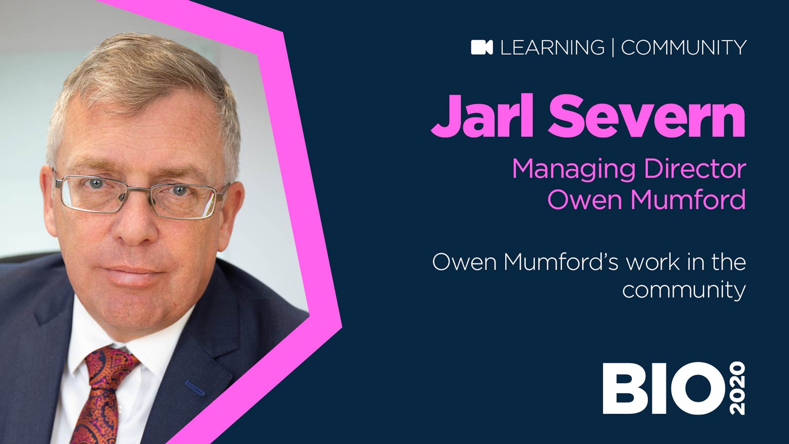 Owen Mumford’s work in the community with Jarl Severn, Owen Mumford