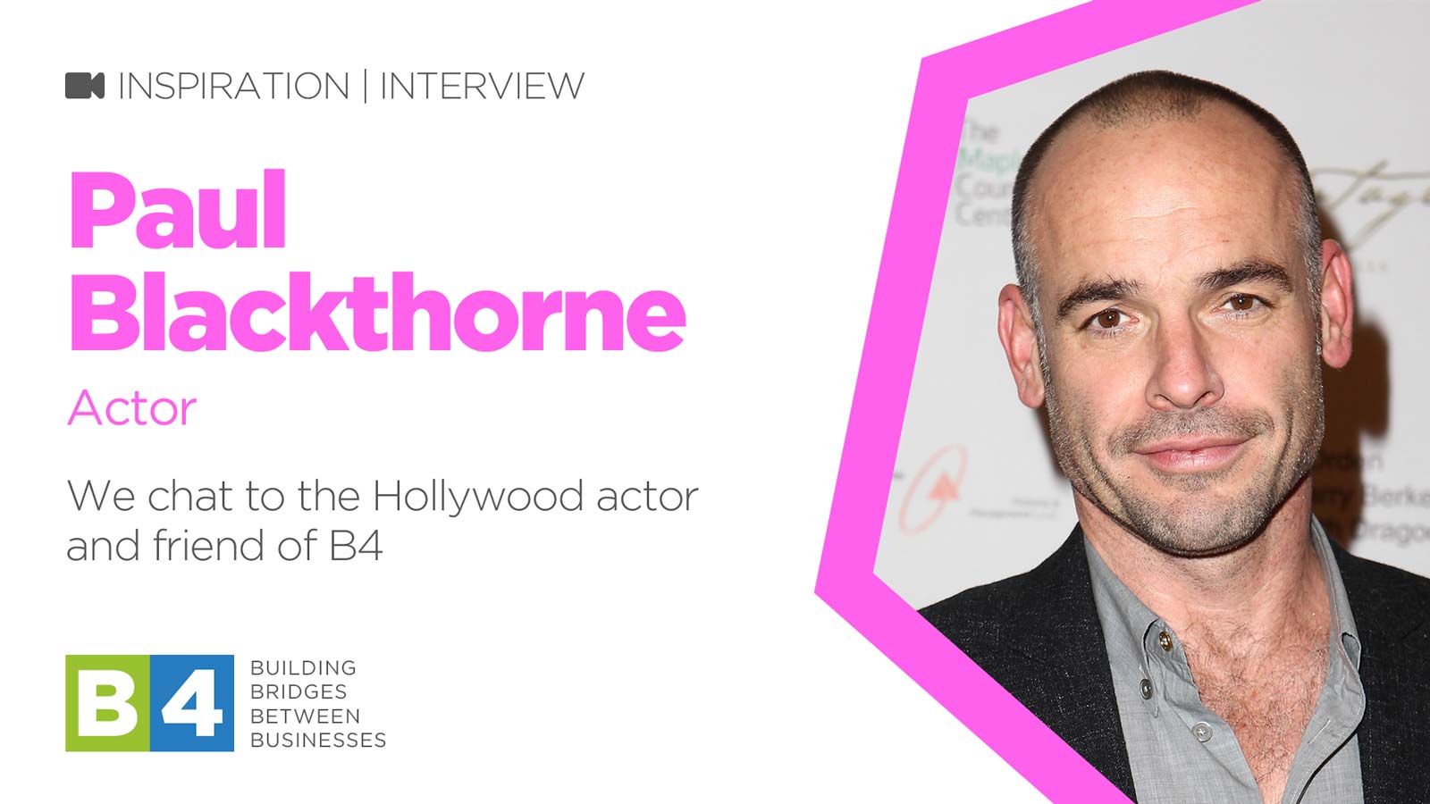 In Conversation With Actor Paul Blackthorne