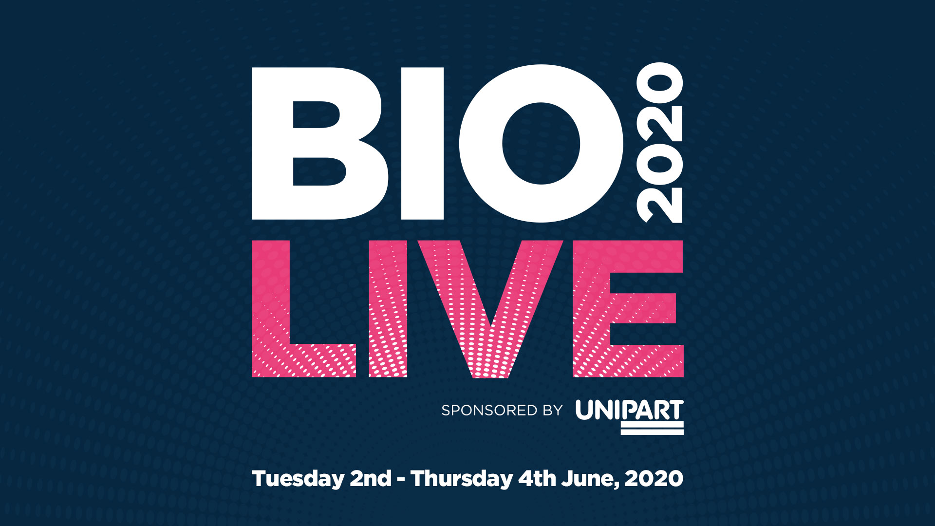 BIO2020 LIVE to take place 2nd to 4th June