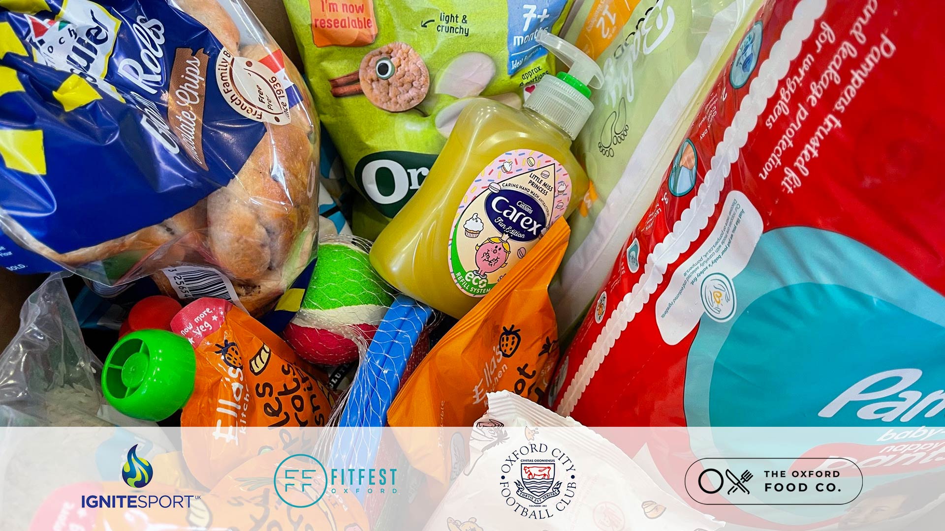 Ignite Sport UK partner with Oxford City FC, The Oxford Food Company and FitFest Oxford to support families in need during lockdown