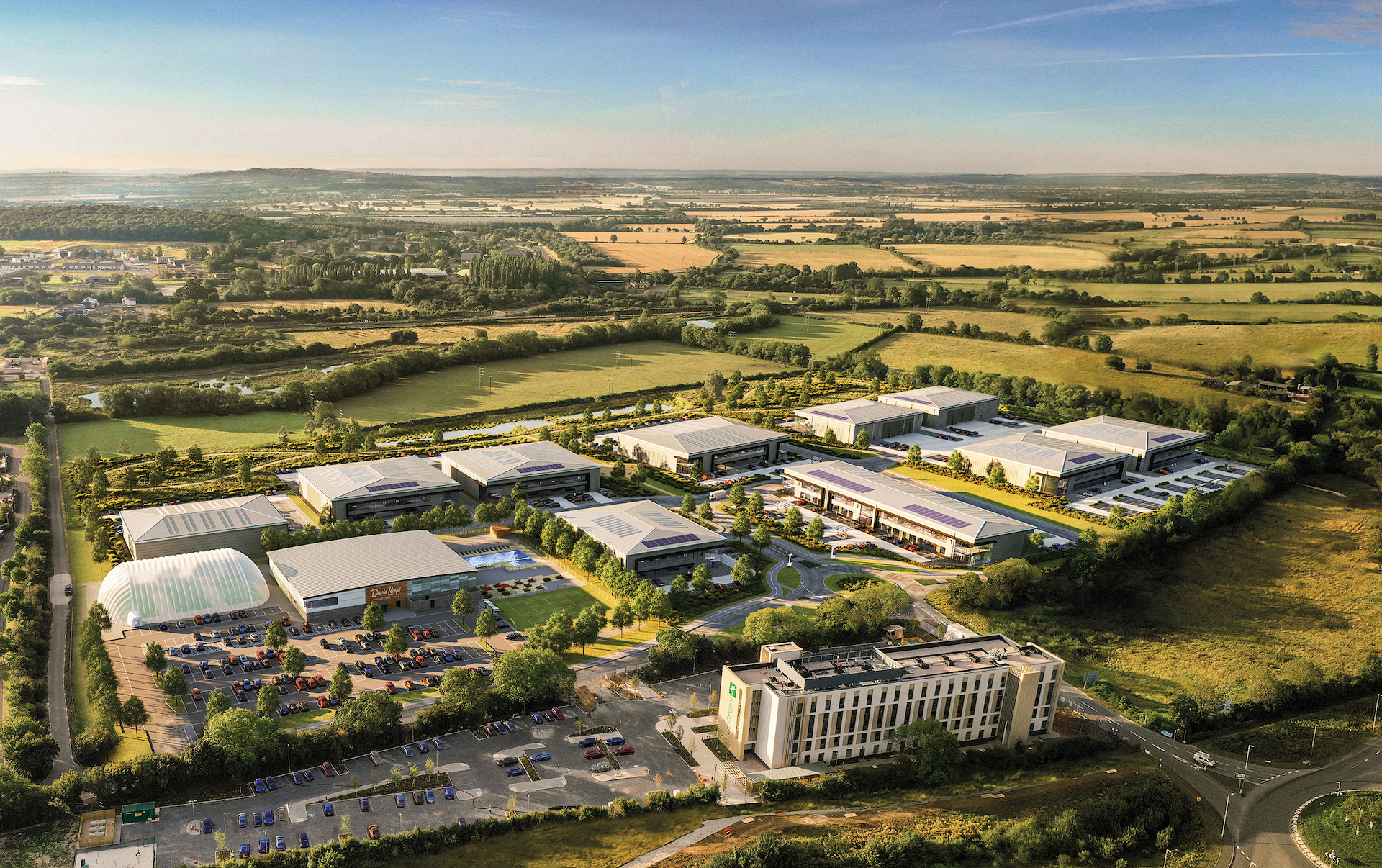 £100 million project starts at Catalyst Bicester with David Lloyd sale and phase one construction