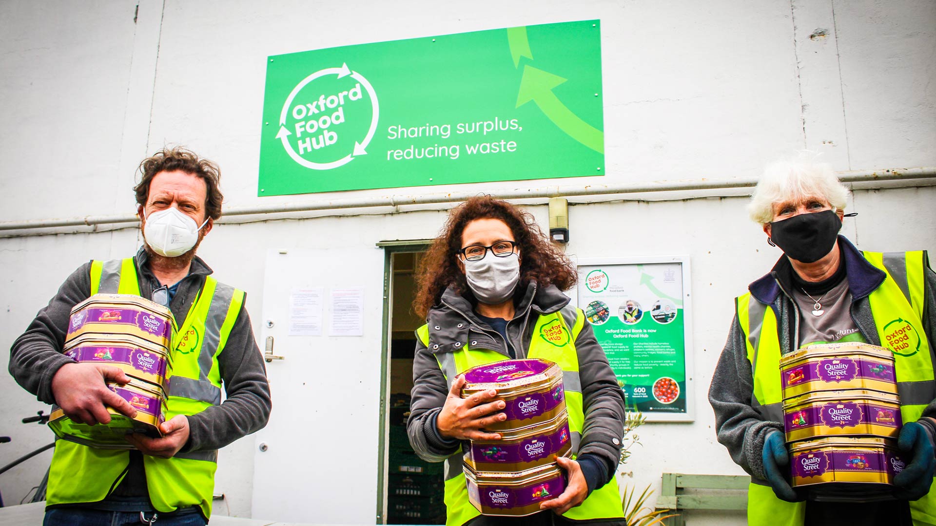 Oxford Bus Company deliver chocolate boost to local food bank