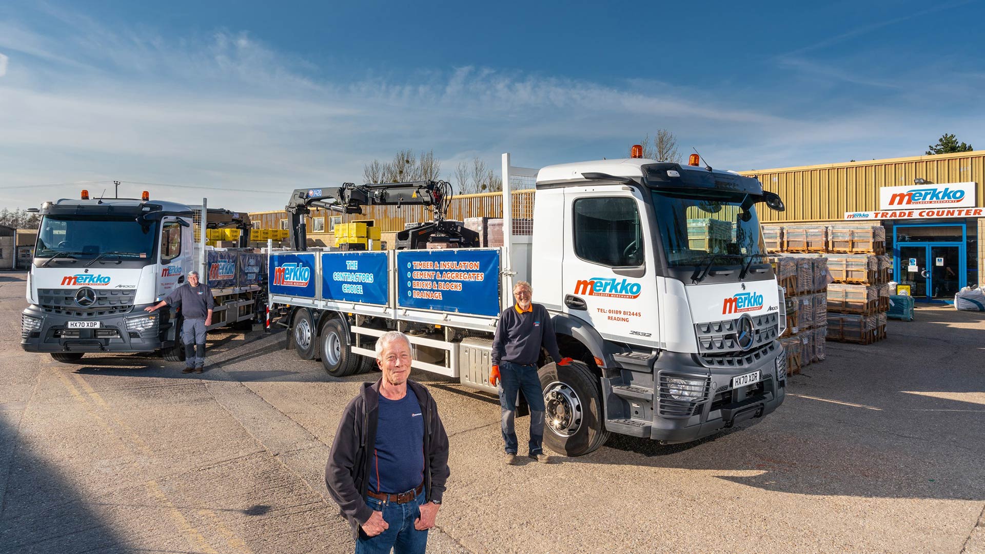 Merkko builds on lockdown growth with a productive pair of Mercedes-Benz trucks from Marshall T&V