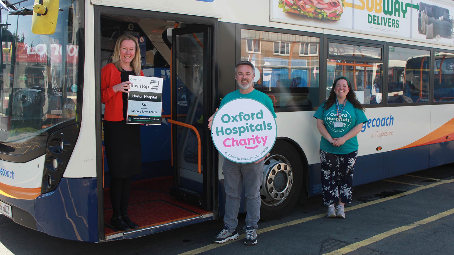 Stagecoach in Oxfordshire Announces Charity Partnership with Oxford Hospitals Charity