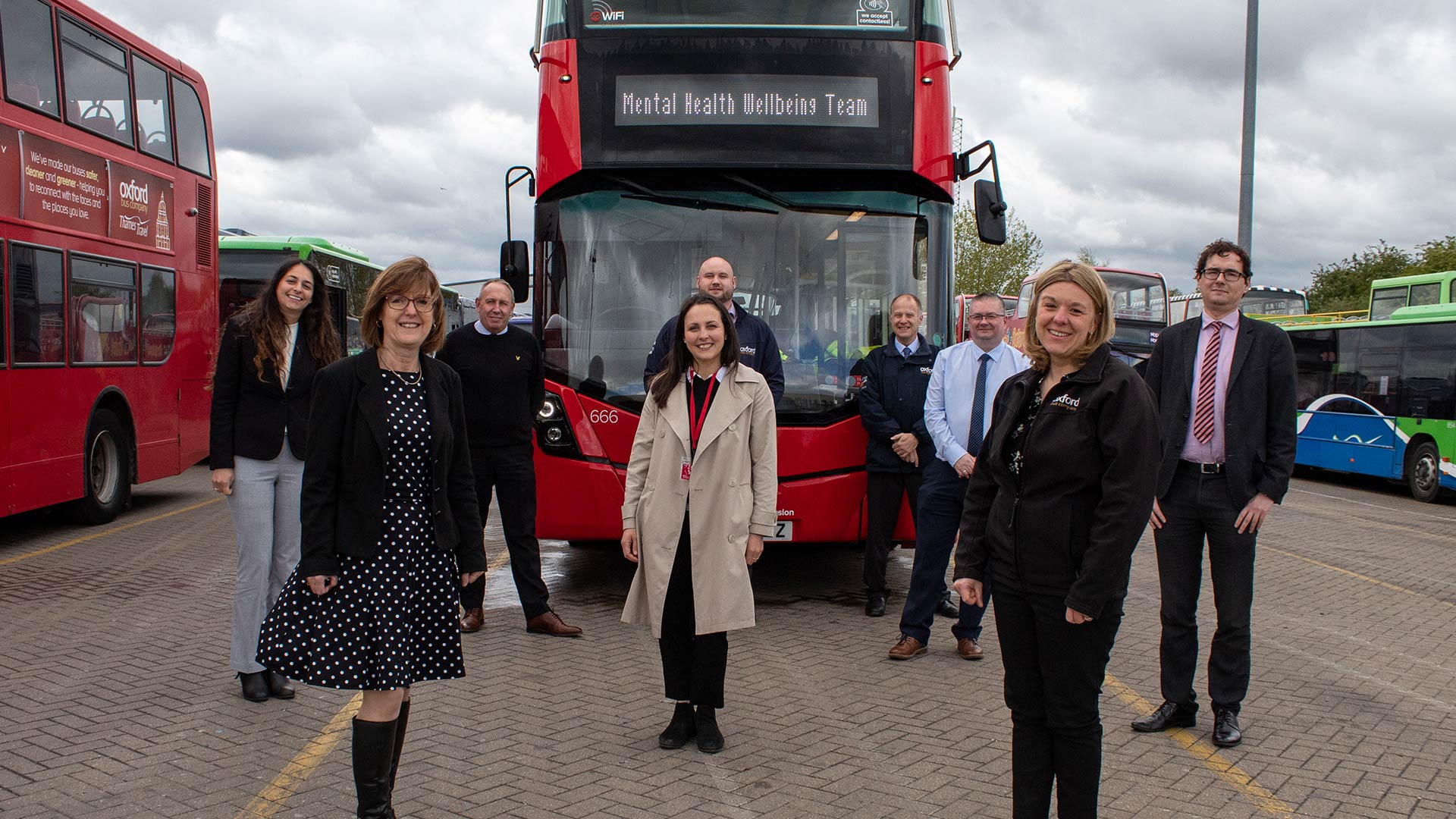 Bus operators launch mental health wellbeing initiative in mental health awareness week to support colleagues