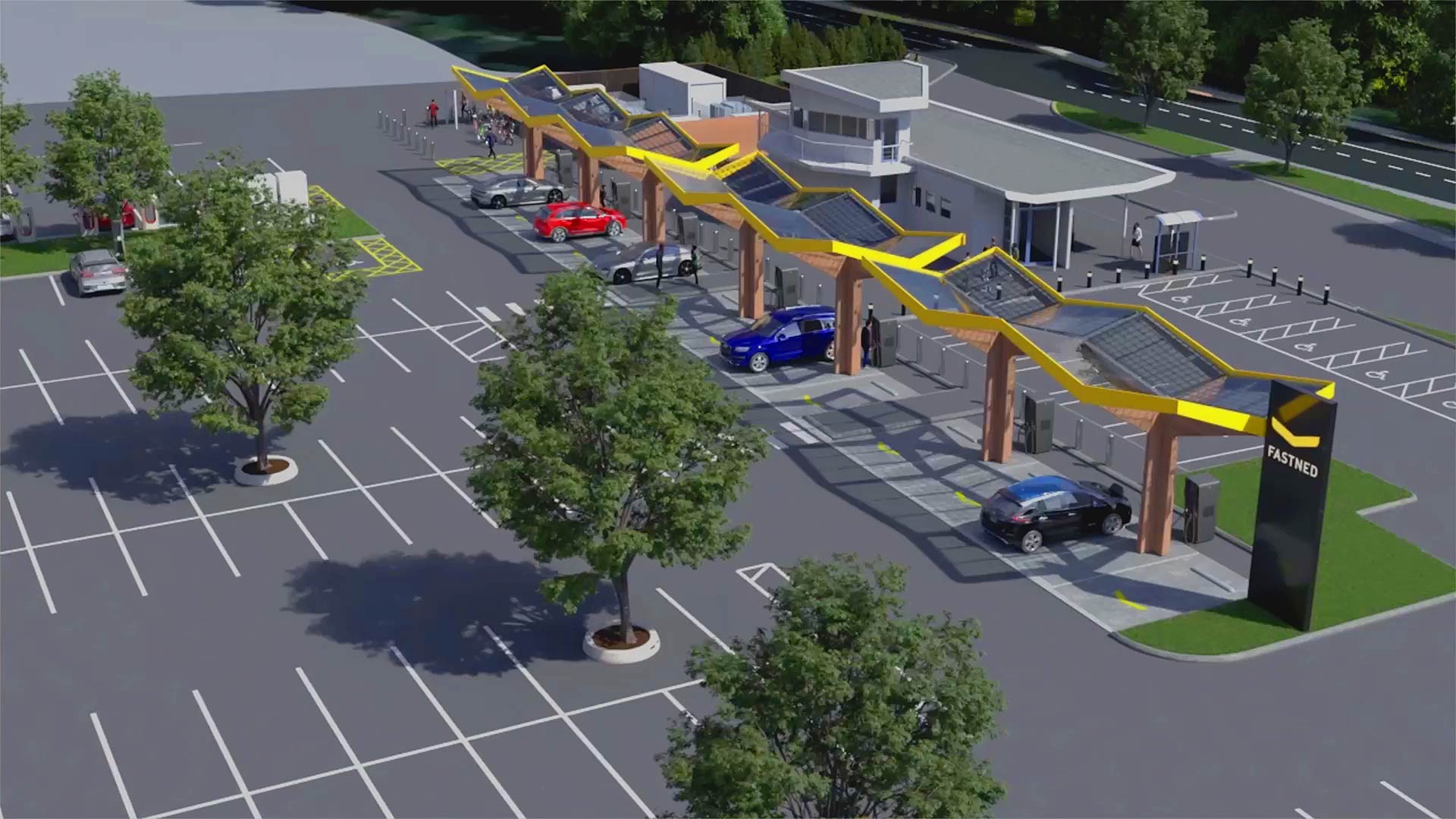 Europe’s most powerful electric vehicle charging hub heading to Oxford as Oxford City Council, Pivot Power, Fastned, Tesla Superchargers & Wenea team up