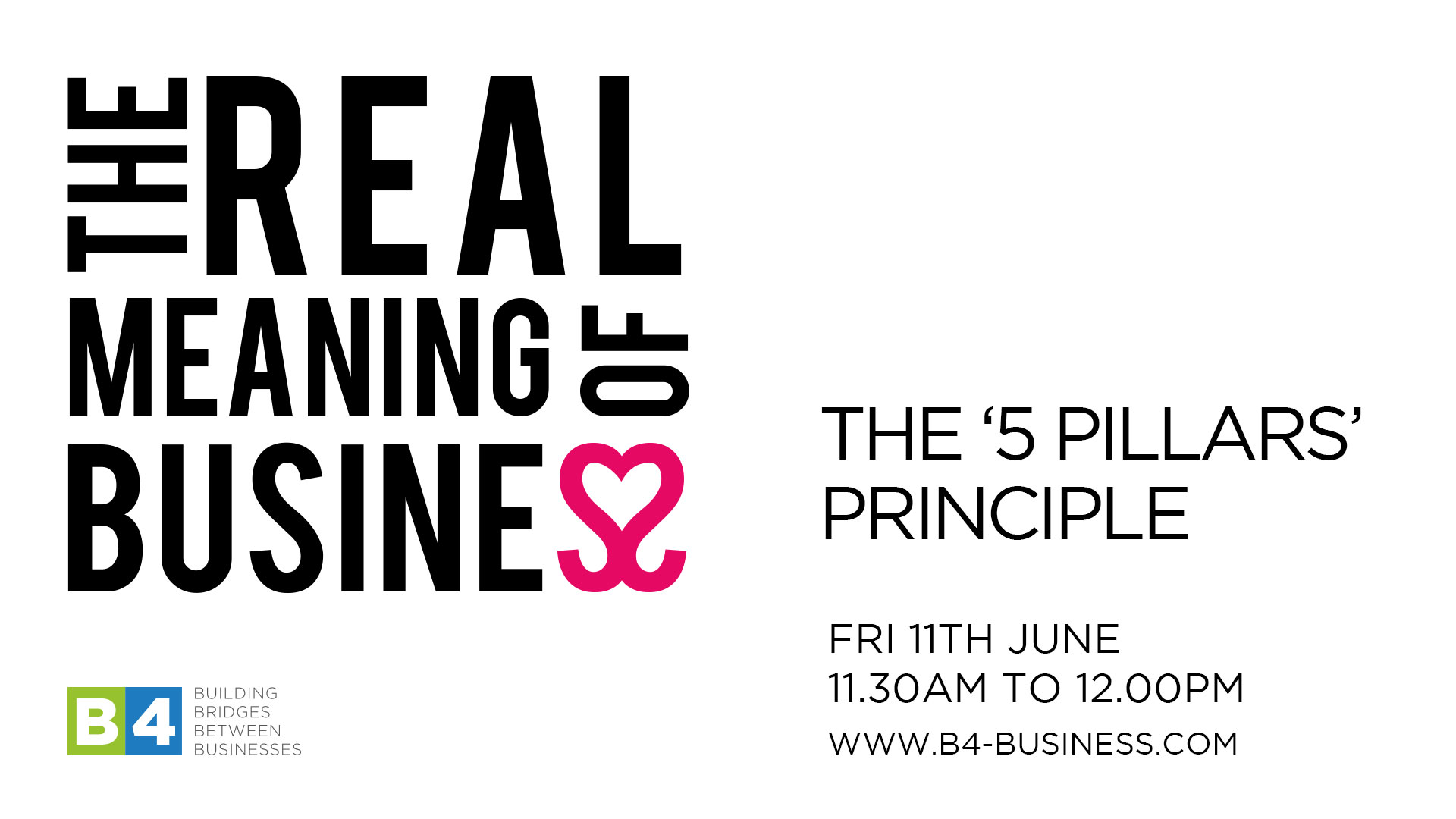 The ‘5 Pillars’ Principle | The Real Meaning of Business