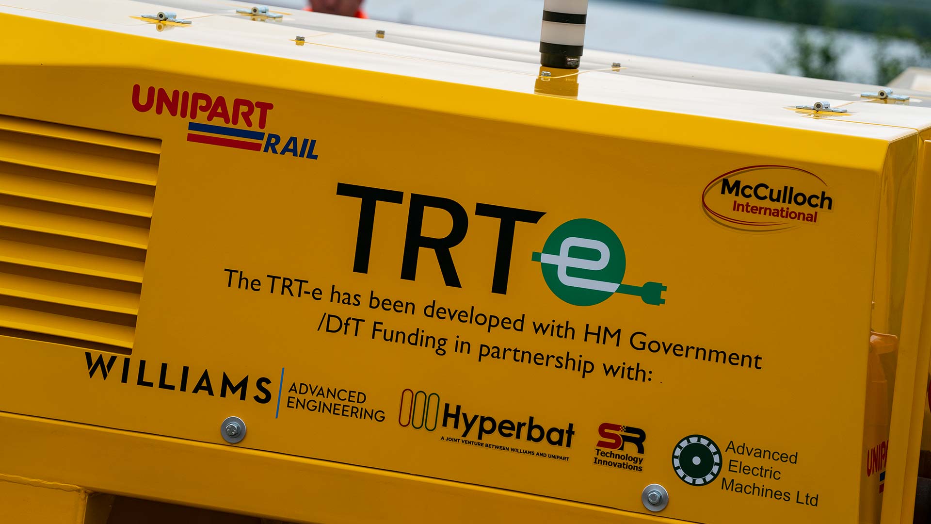 Unipart Rail and McCulloch Group launch the TRT-e – the first zero-emissions Trac Rail Transposer