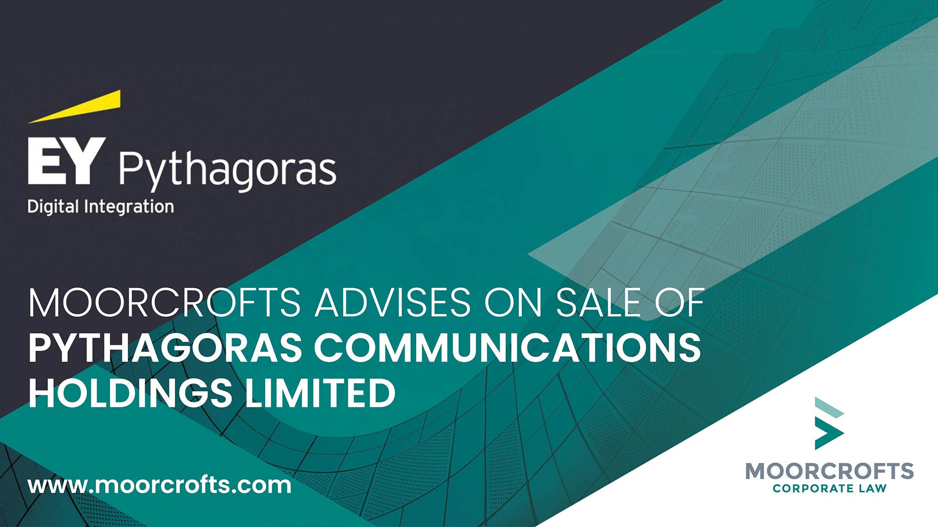 Moorcrofts advises on sale of Pythagoras Communications Holdings Limited