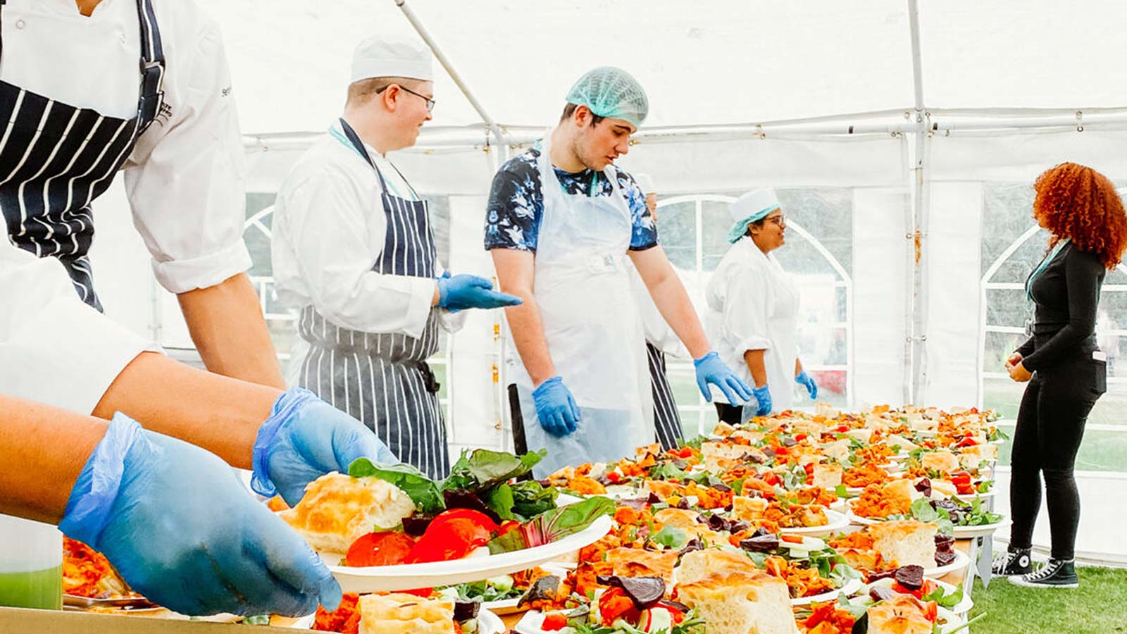 Reading College students cook up a storm at Reading Town Meal