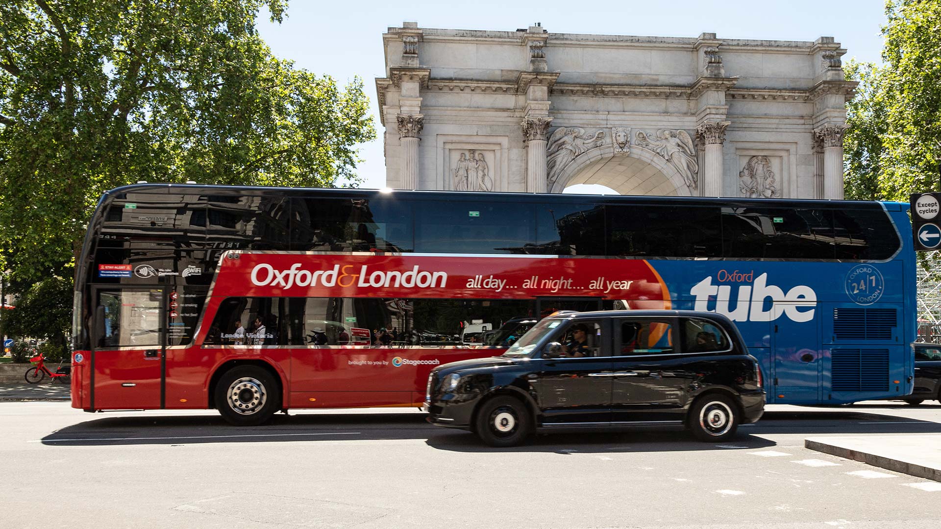 Stagecoach in Oxfordshire Offers Free Oxford Tube Travel to London Marathon Runners