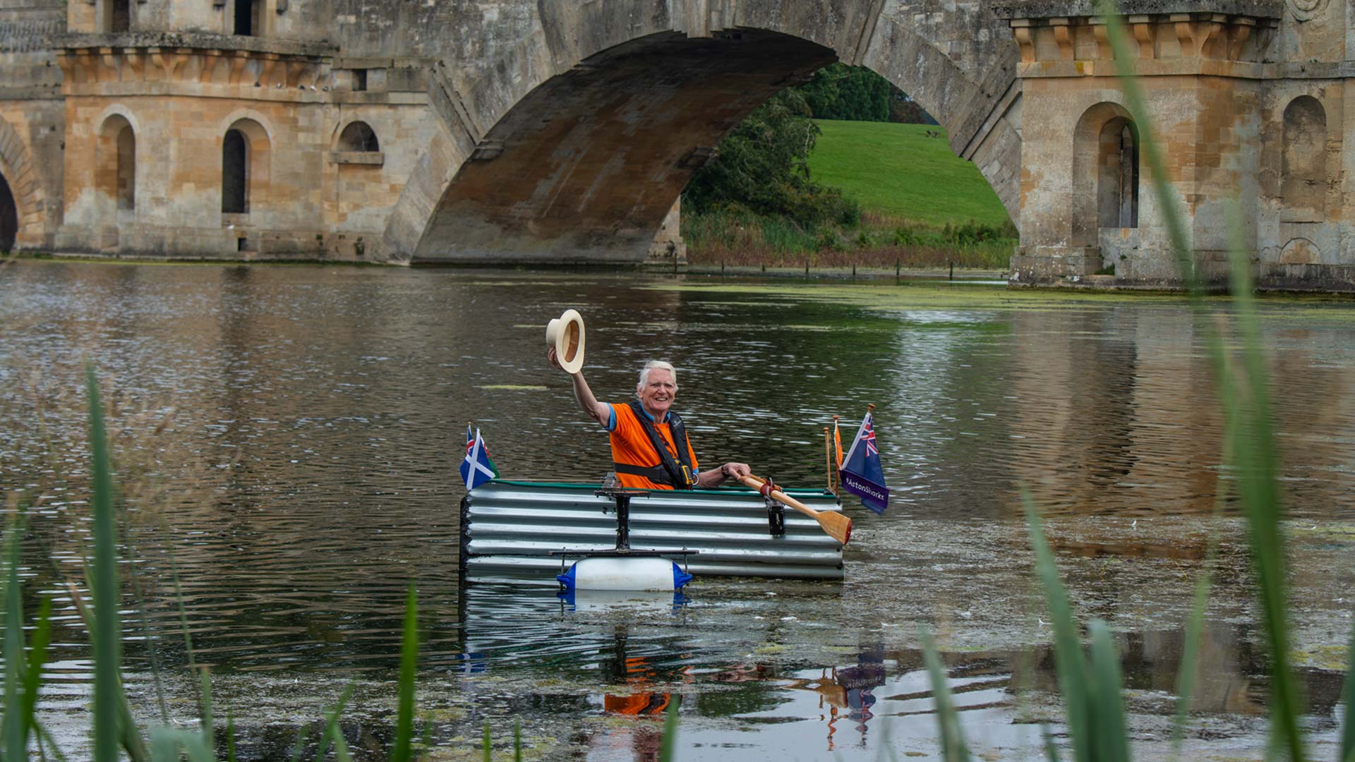 Major Mick’s 100 Mile Tintanic Adventure for Alzheimer’s Research UK Reaches Blenheim Palace