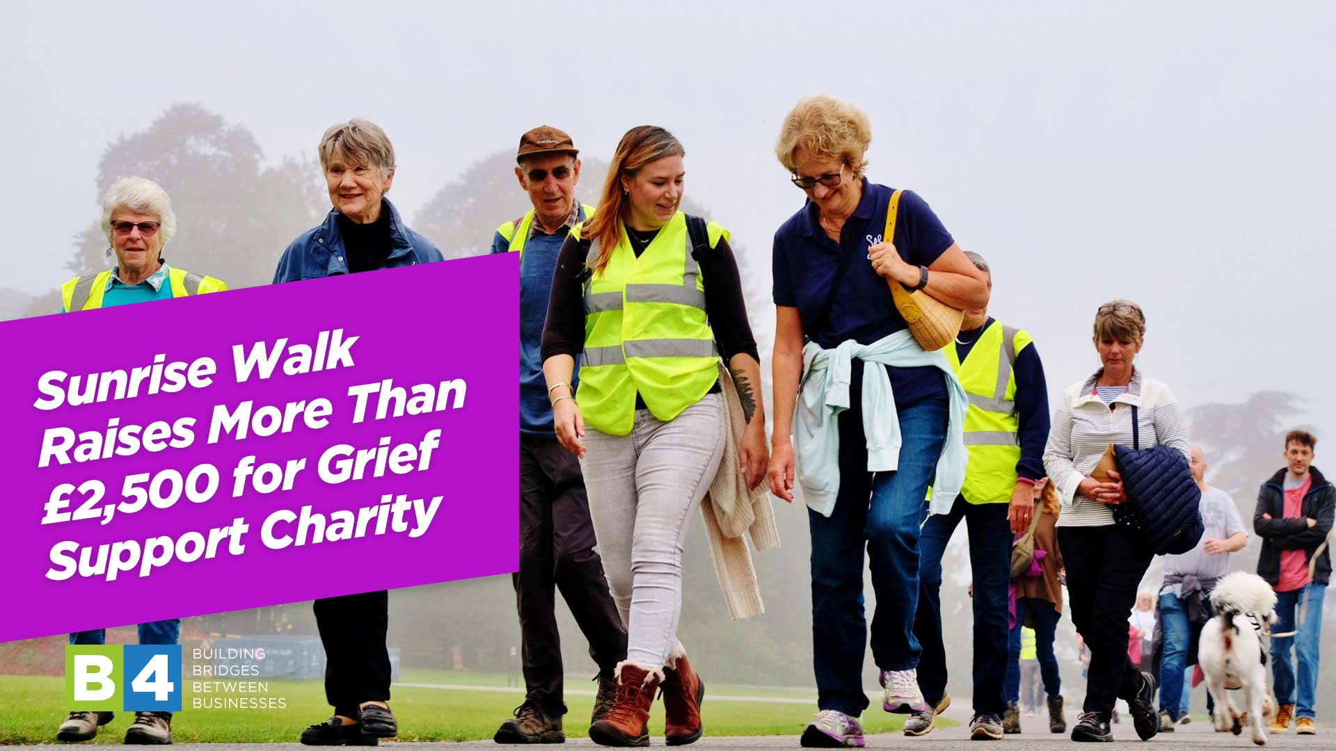 Sunrise Walk Raises More Than £2,500 for Grief Support Charity