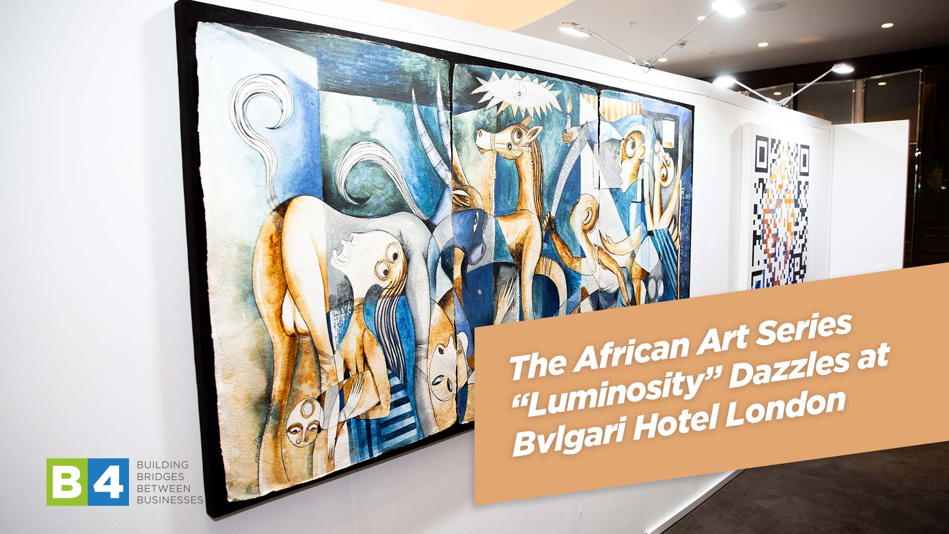 The African Art Series “Luminosity” Dazzles at Bvlgari Hotel London