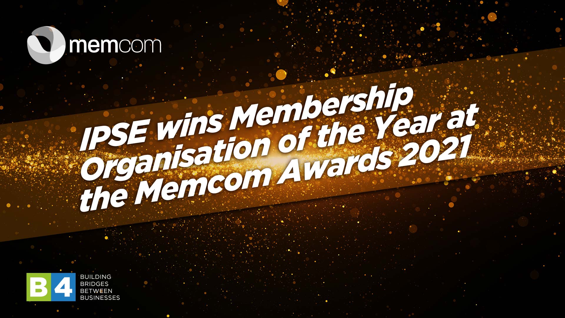 IPSE wins Membership Organisation of the Year at the Memcom Awards 2021