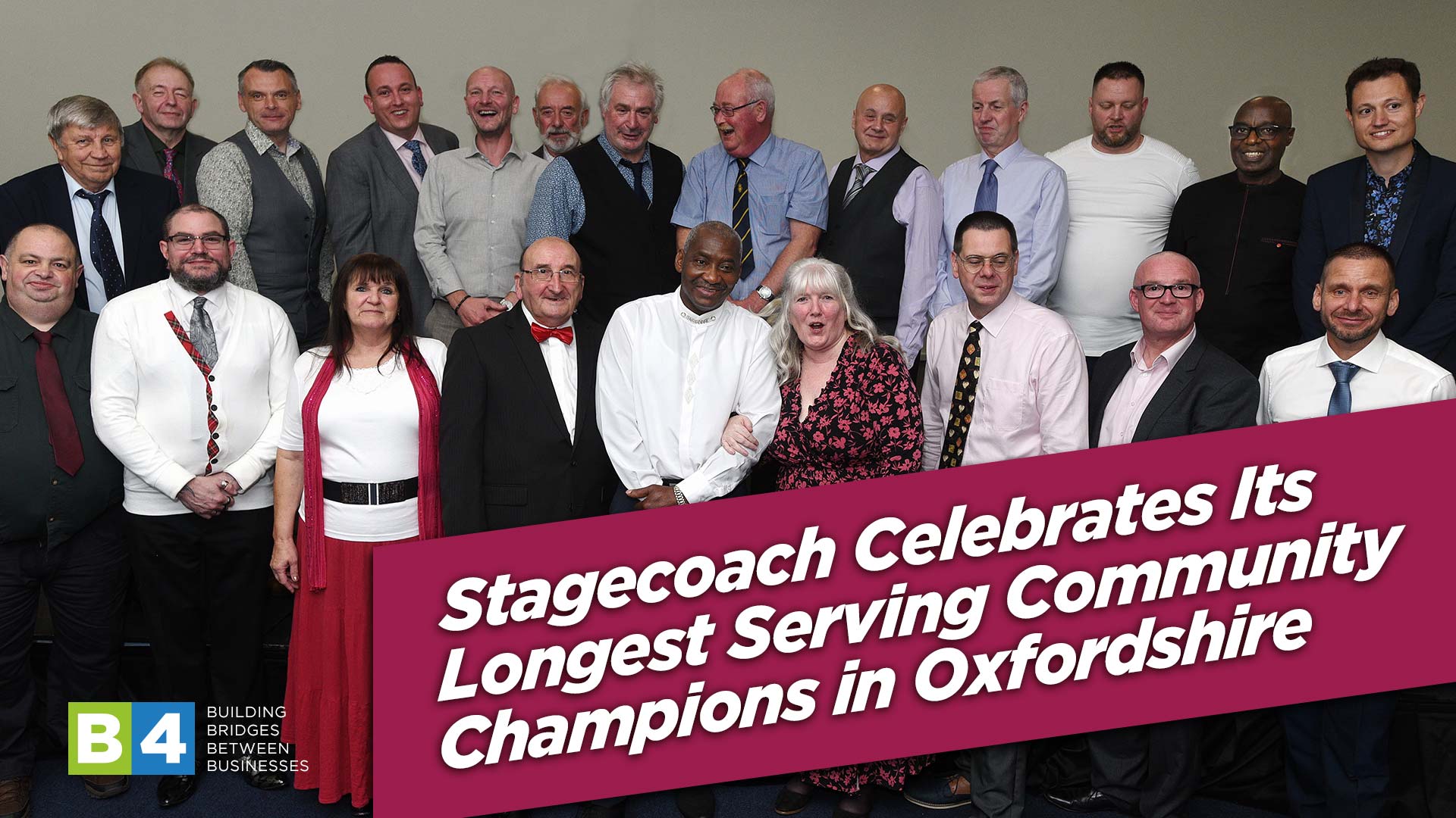 Stagecoach Celebrates Its Longest Serving Community Champions in Oxfordshire