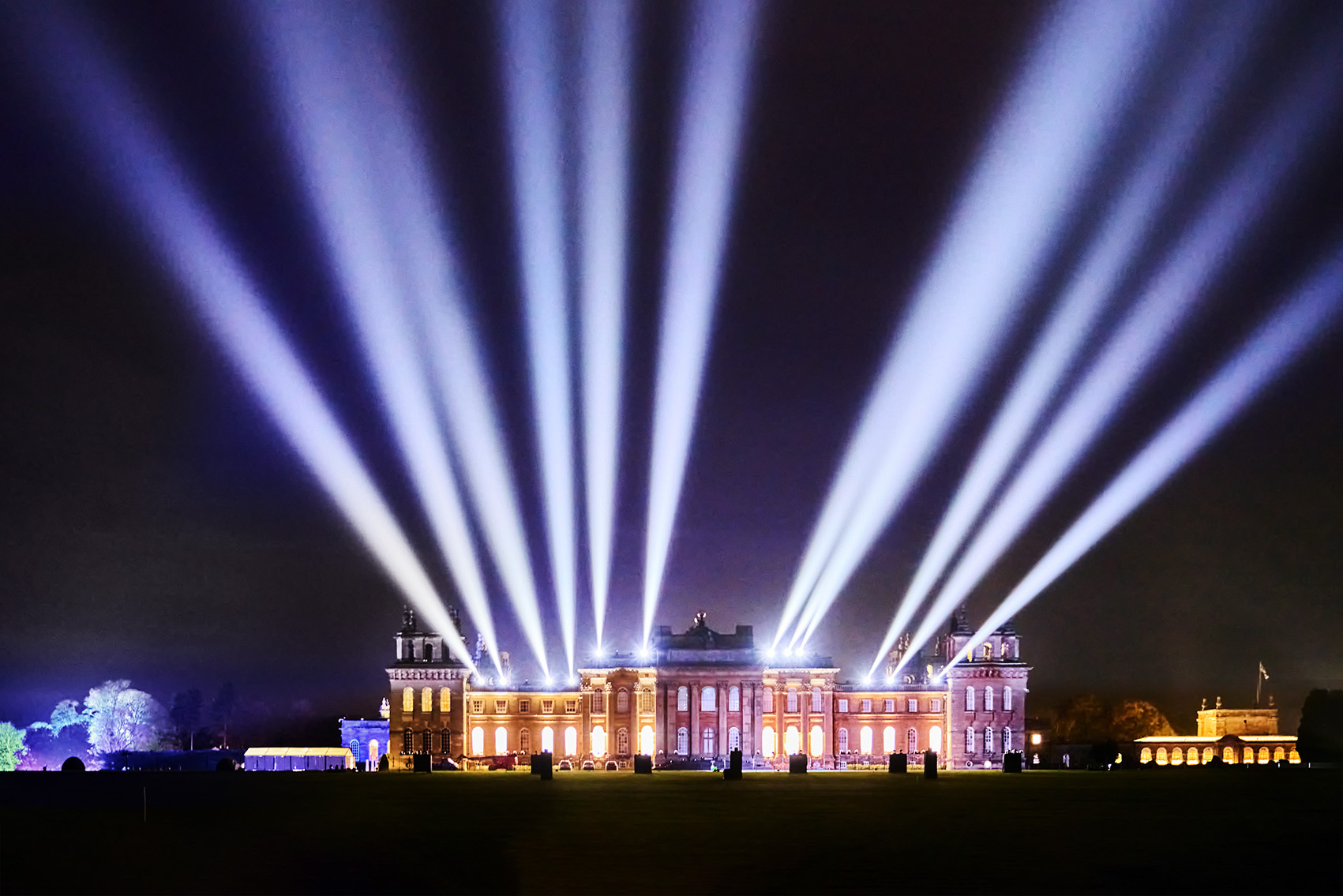 Beautiful Blenheim Palace Begins Festive Season with Magical Indoor and Outdoor Light Trails