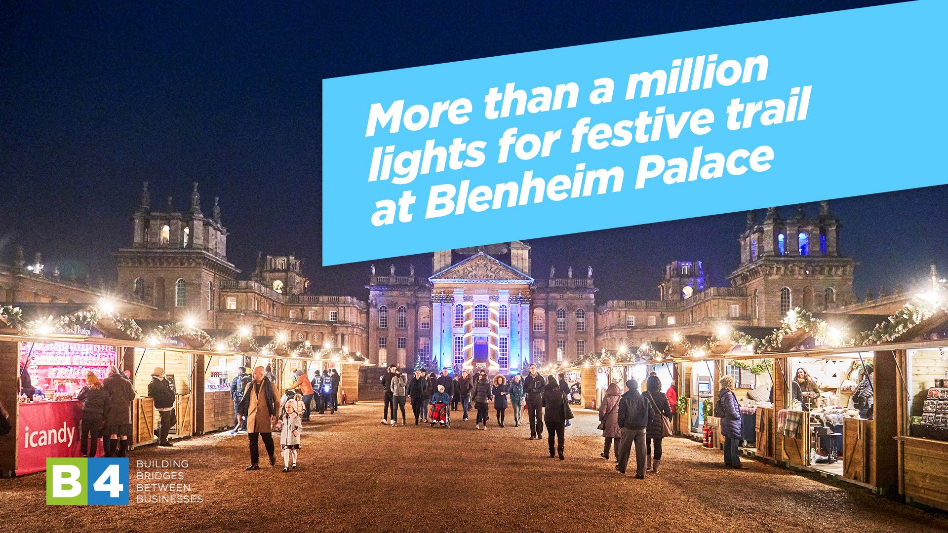 More than a million lights for festive trail at Blenheim Palace