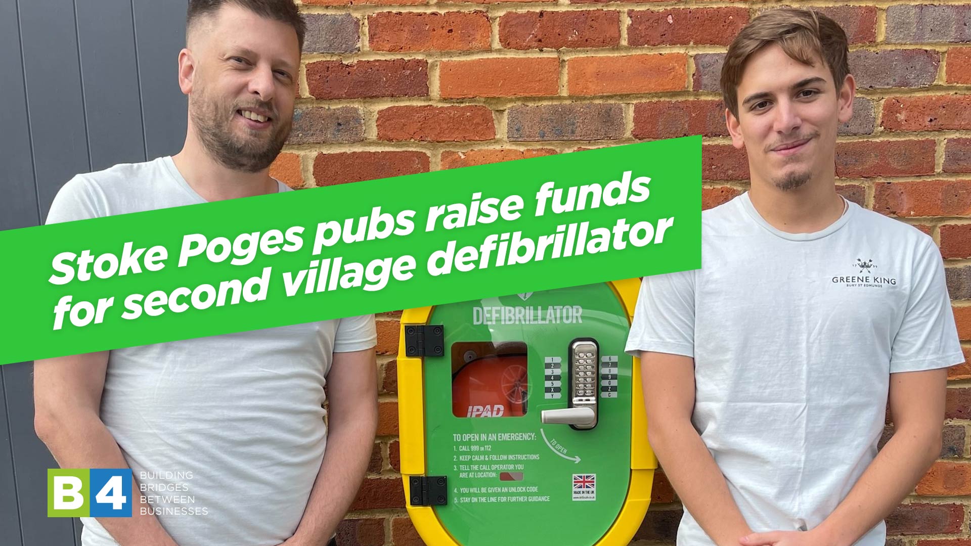 Stoke Poges pubs raise funds for second village defibrillator