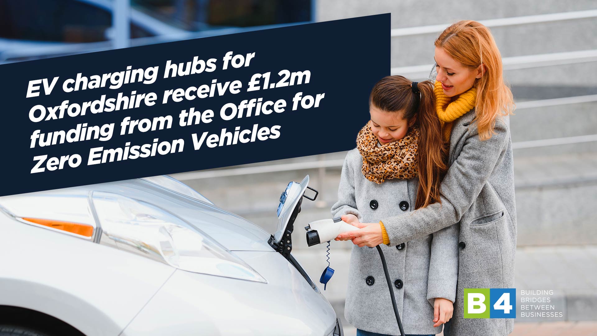 EV charging hubs for Oxfordshire receive £1.2m funding from the Office for Zero Emission Vehicles