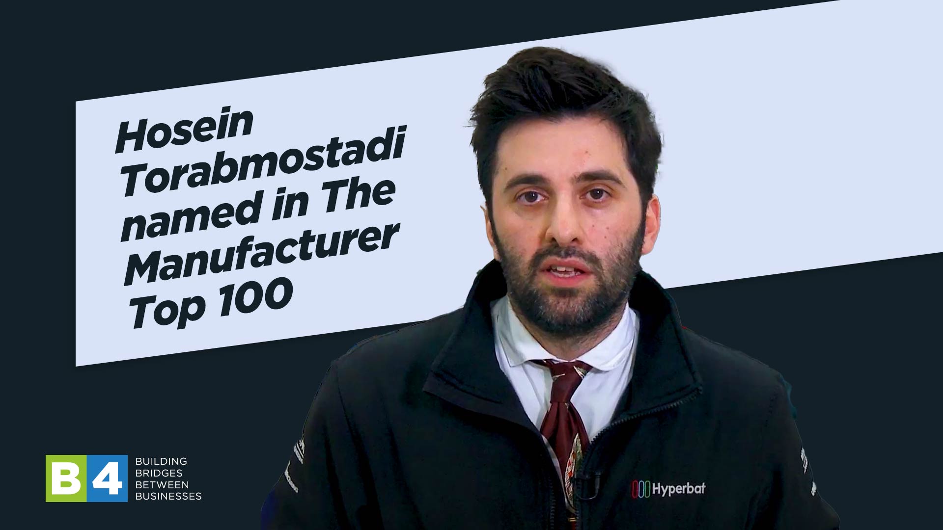 Hosein Torabmostadi named in The Manufacturer Top 100