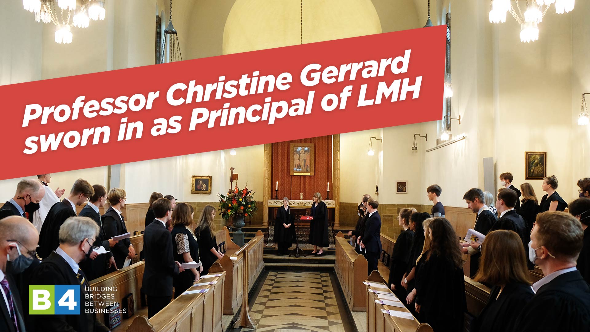 Professor Christine Gerrard sworn in as Principal of LMH