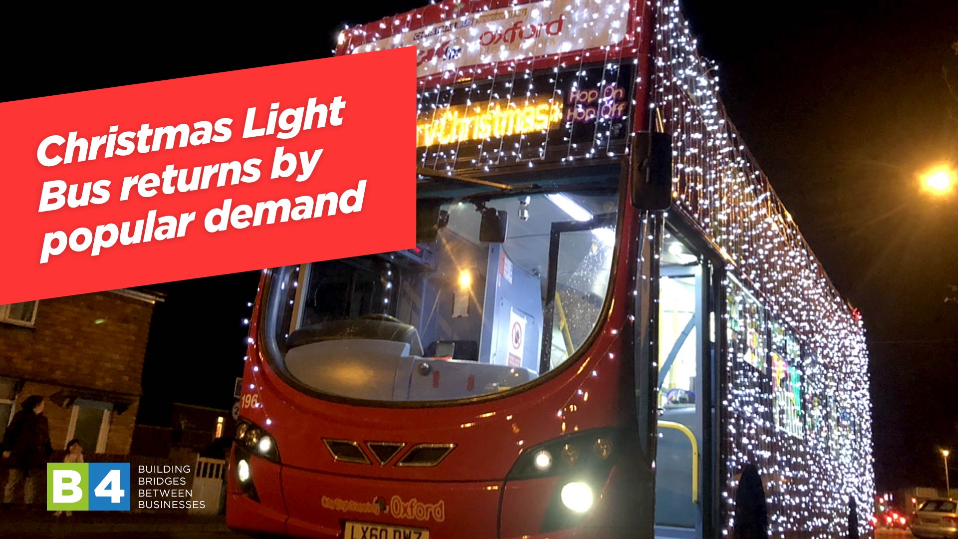 Christmas Light Bus returns by popular demand