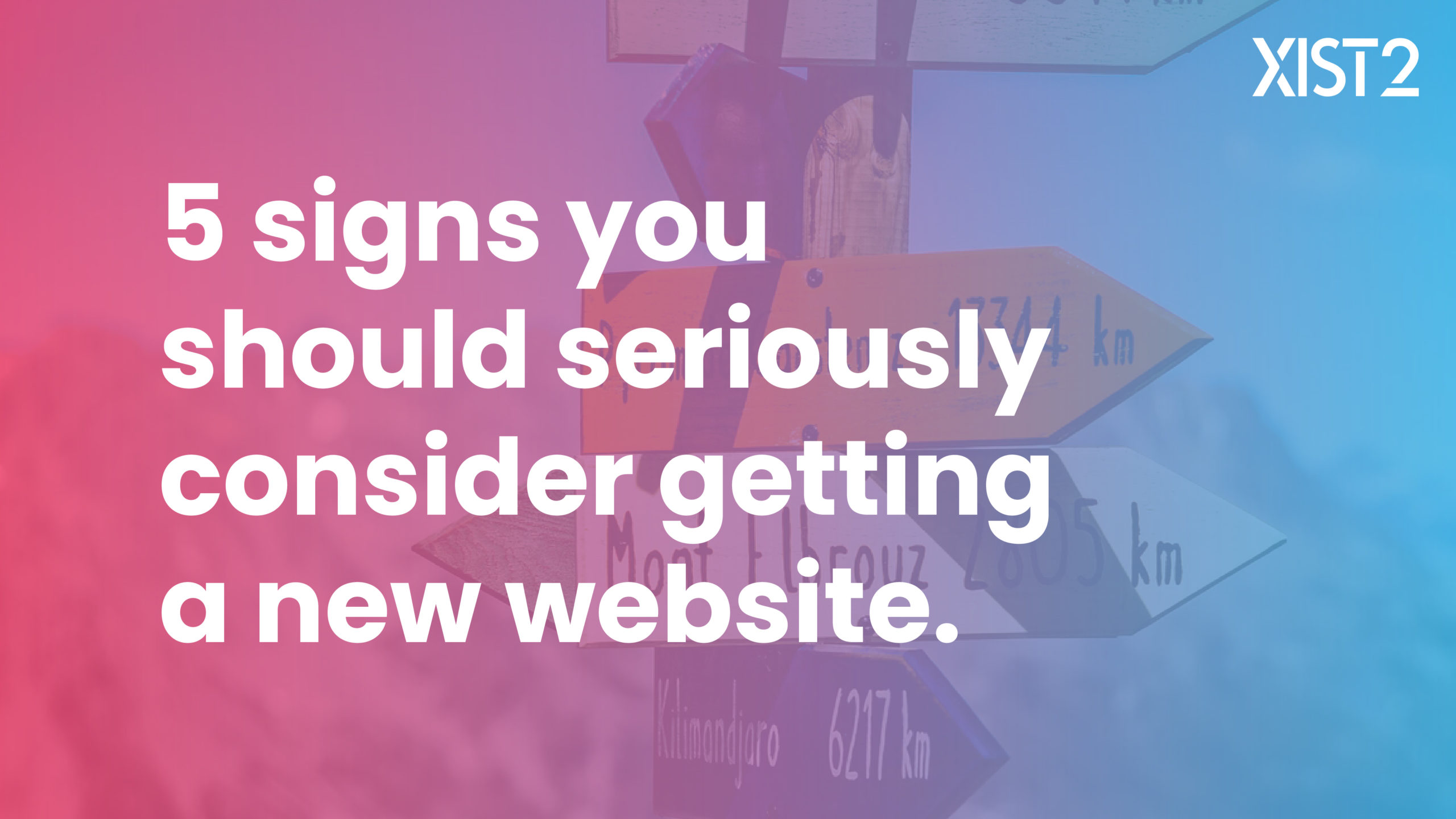 5 signs you should seriously consider getting a new website