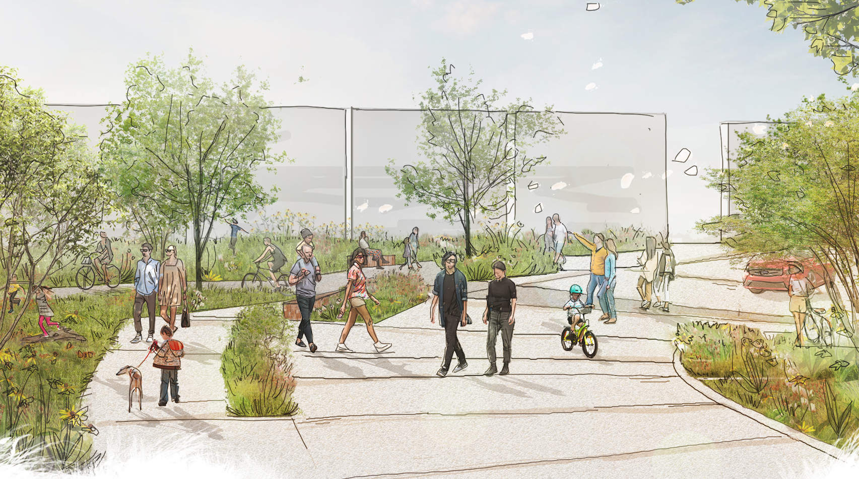 Oxford North’s Canalside Park and new street application submitted