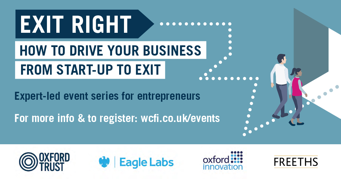 Exit Right – a new series of expert-led events for entrepreneurs 