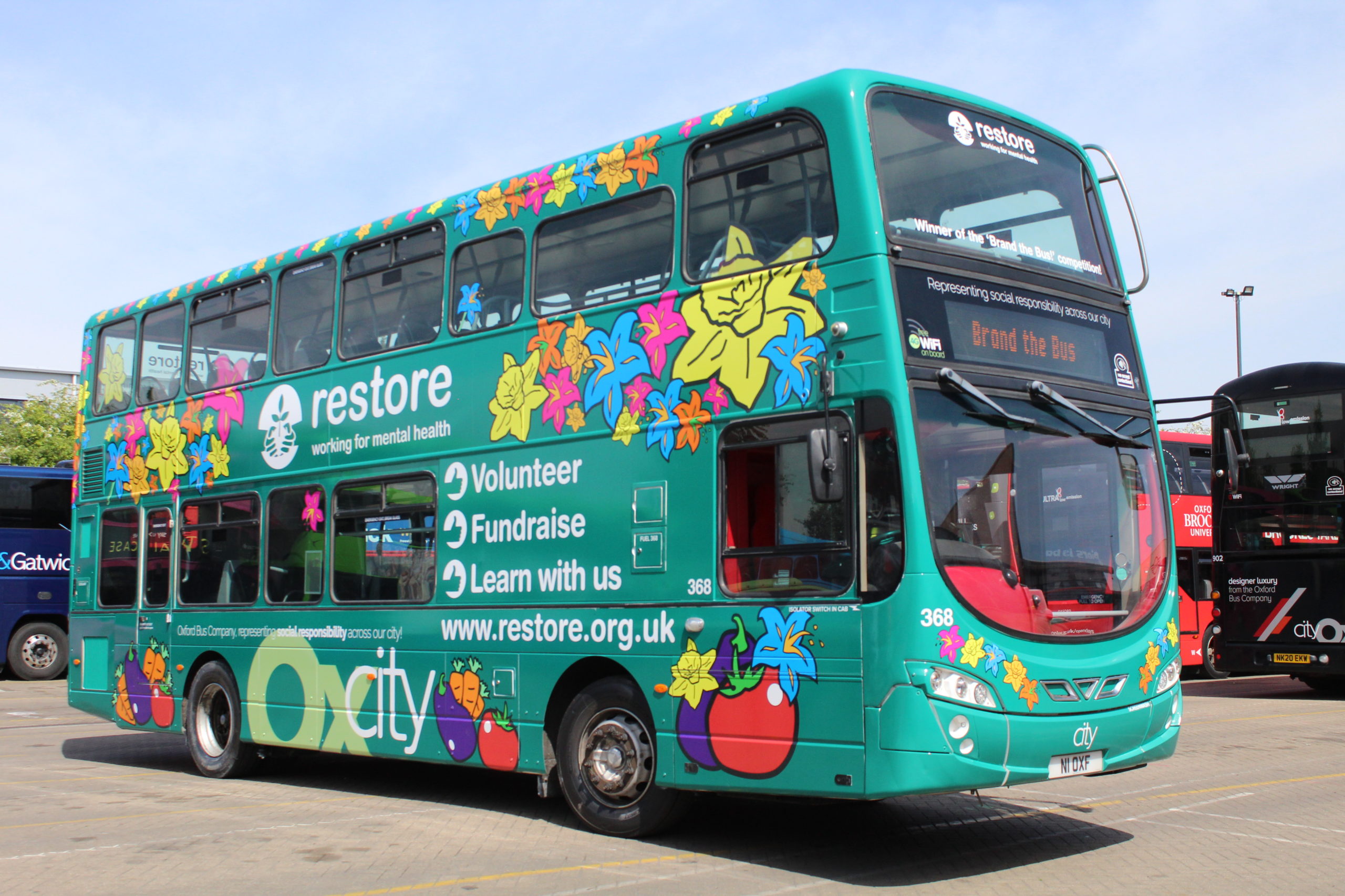 Oxford Bus Company launches latest ‘Brand the Bus’ with Restore