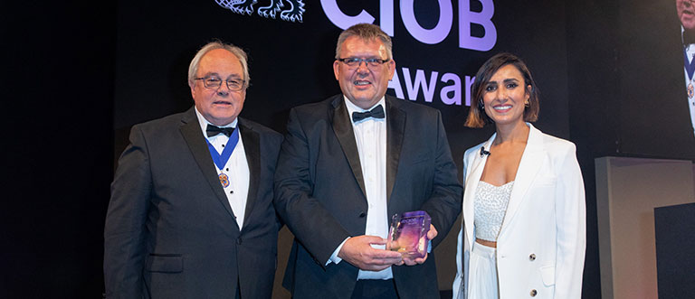 Bill Taylor wins gold CIOB Construction Manager of the Year Award