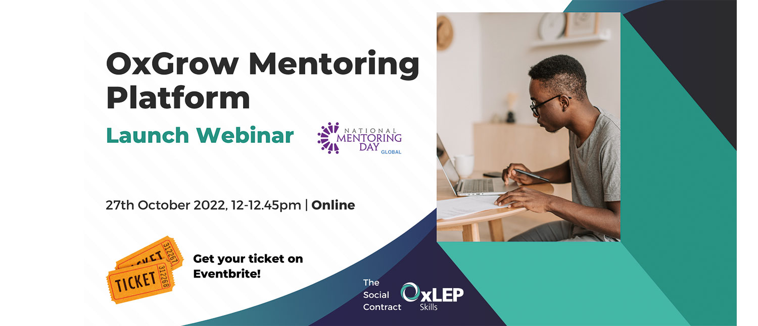 New OxLEP mentoring platform launch webinar – 27th October, 12:00-12:45