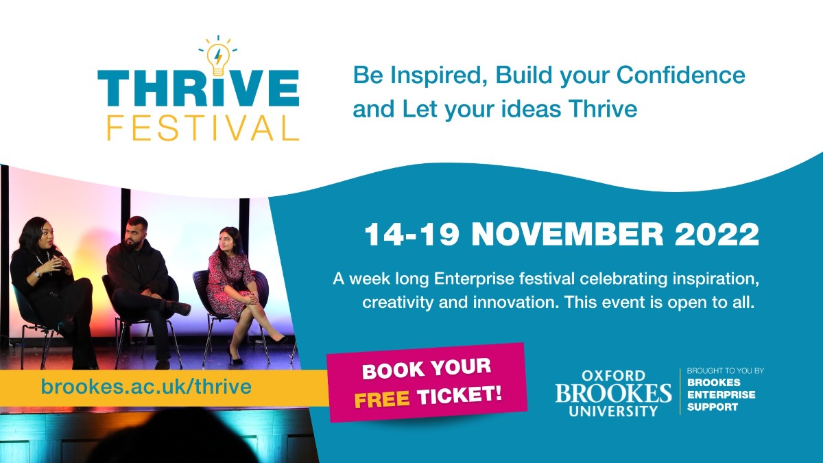 Thrive Festival returns to Oxford Brookes University for 2022