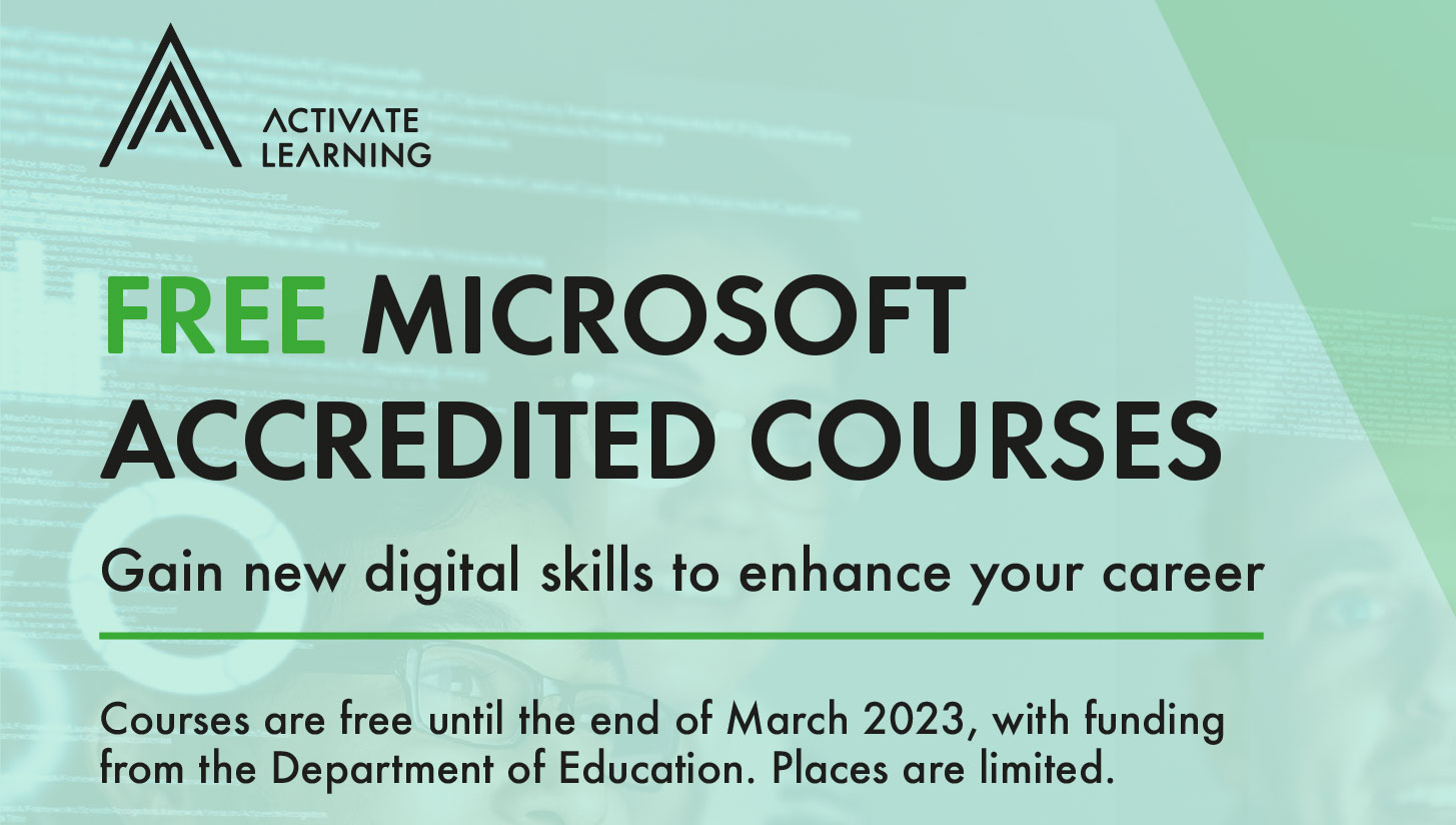 Free Microsoft Accredited Courses with Activate Learning