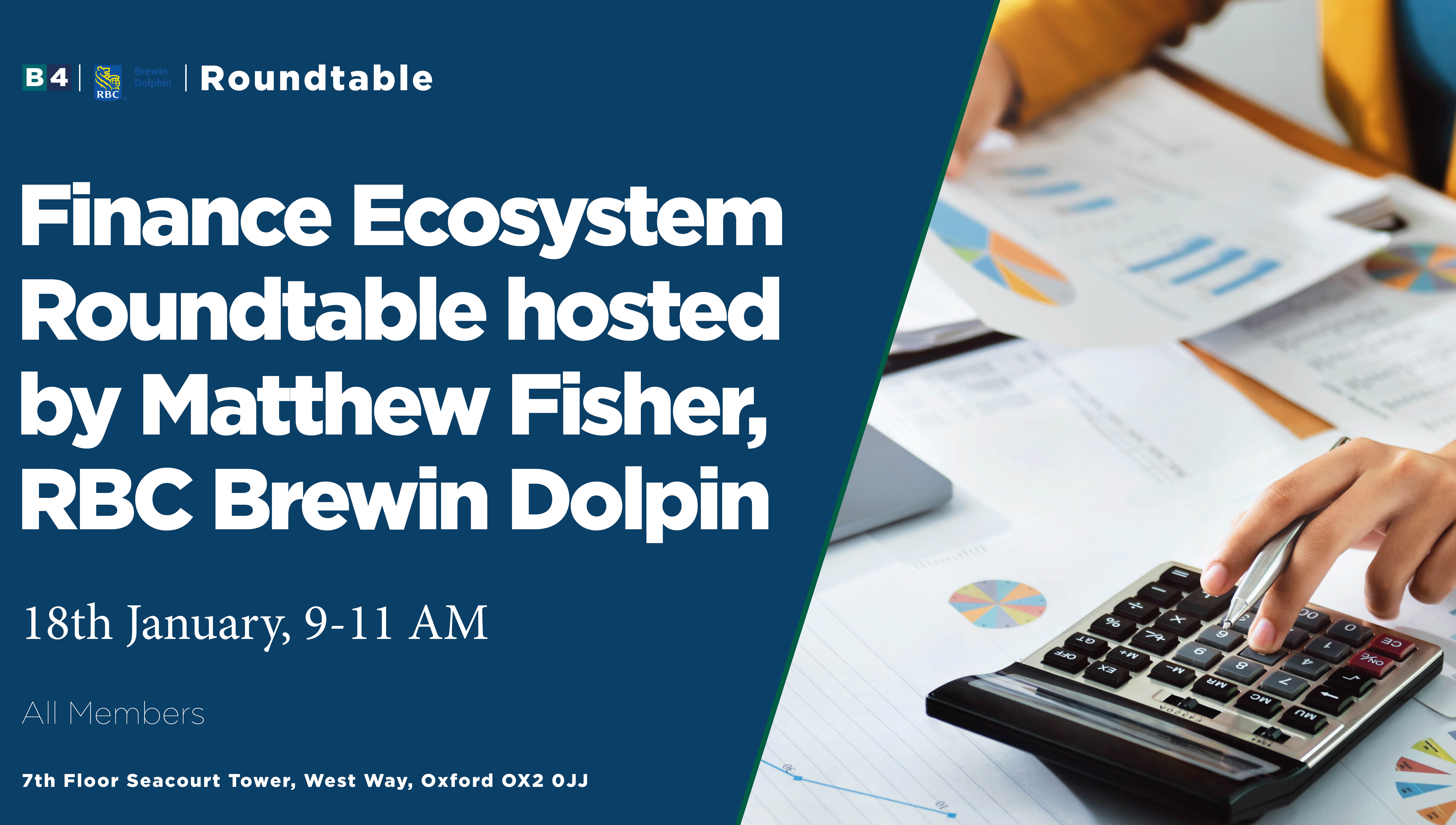 Finance Ecosystem Roundtable hosted by Brewin Dolphin