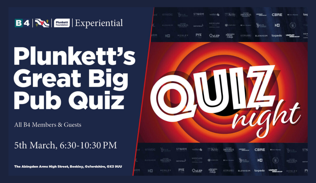 Plunkett’s Great Big Pub Quiz